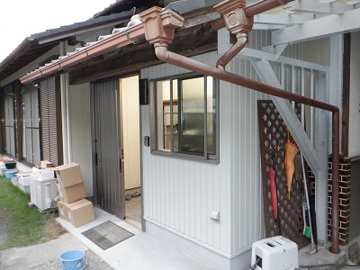 二重玄関 施工完了